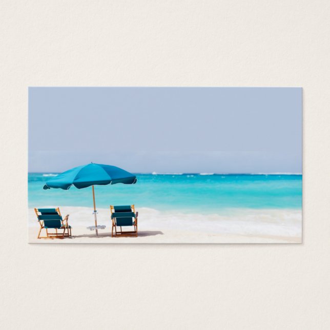 Havsstrand Visitkort (Framsidan)