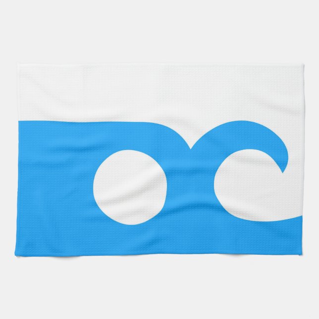 havstad flagga förenade statliga Amerika Maryland Kökshandduk (Horisontell)