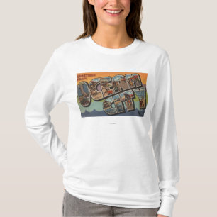 Havstad, nya - jerseyen - stora brevplatser t-shirt