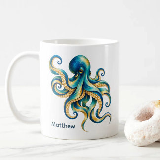 Havstema | Bläckfisk | Personlig Kaffemugg