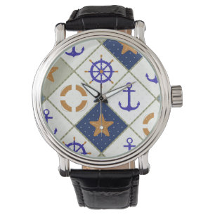 Havstemamönster 2 armbandsur