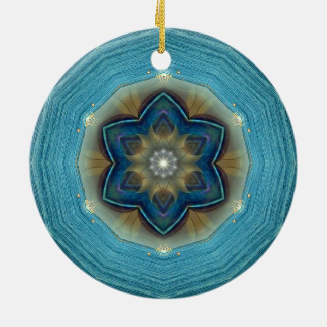 Havstjärnaprydnad Julgransprydnad Keramik (Baksidan)