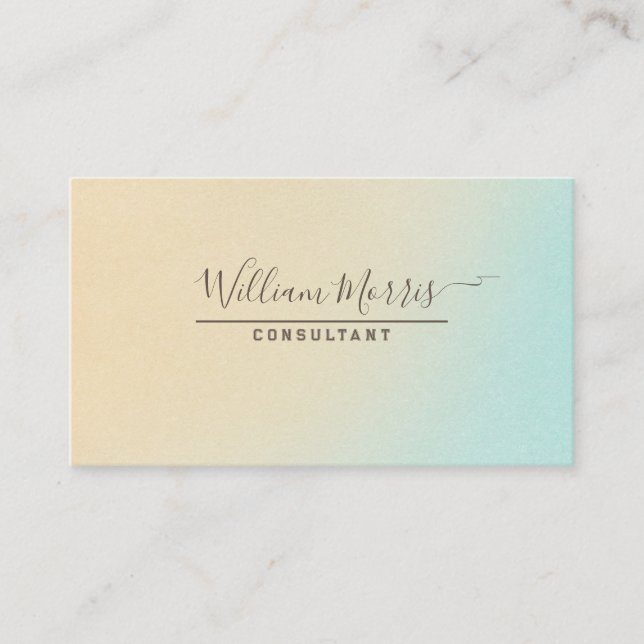 Havston - minimalistisk QR-kodProfessionell Visitkort (Framsida)