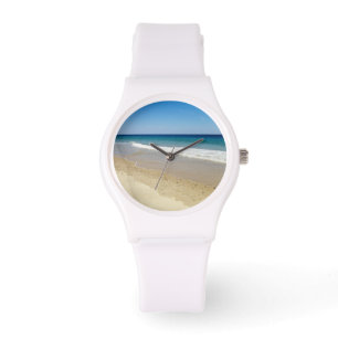 Havstranden och vinkar armbandsur
