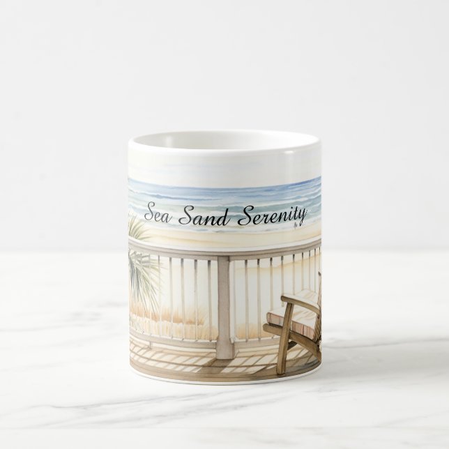 Havsudviks strand serenitet kaffemugg (Center)
