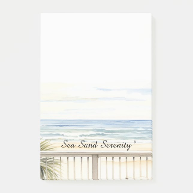Havsudviks Strand Serenitet Post-it Block (Framsida)