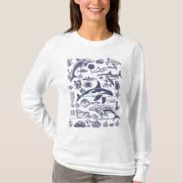 Havsunderverk – Vintage Havsliv  T Shirt
