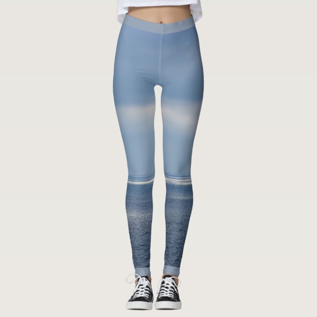 Havsutsikt efter storm leggings (Framsida)