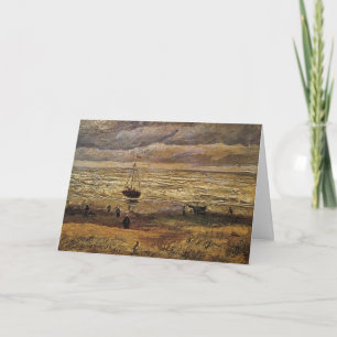 Havsutsikt vid Scheveningen av Vincent van Gogh Kort