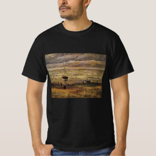 Havsutsikt vid Scheveningen av Vincent van Gogh T Shirt