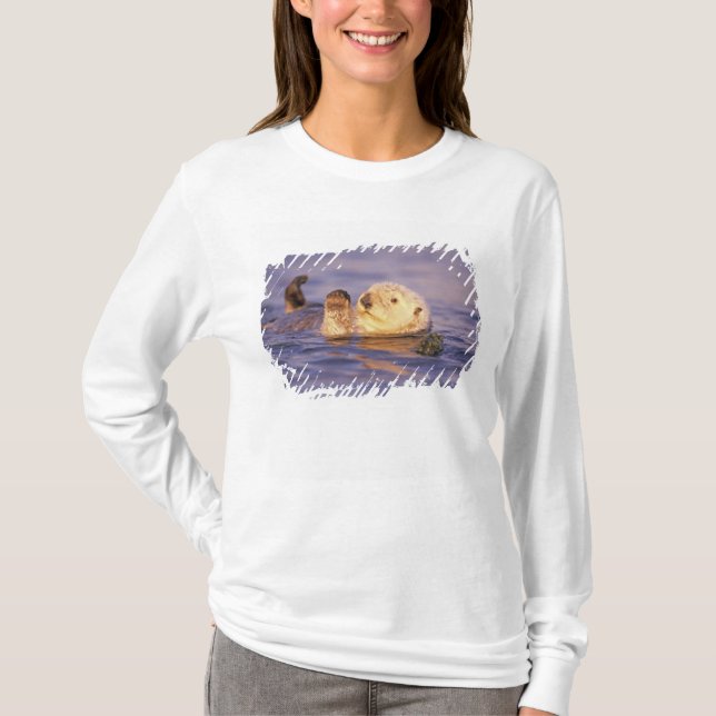 Havsutter, Enhydra lutris Tee (Framsida)