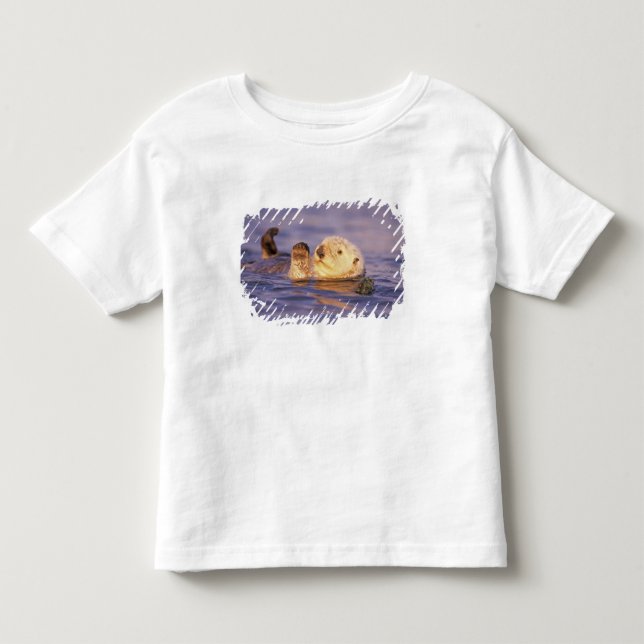 Havsutter, Enhydra lutris Tee Shirt (Framsida)
