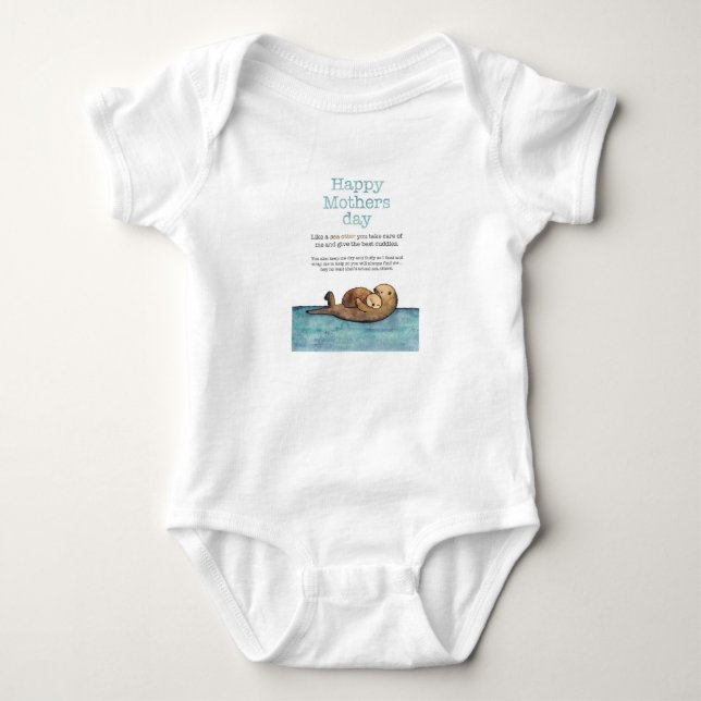 Havsuttermors dag tee shirt (Framsida)
