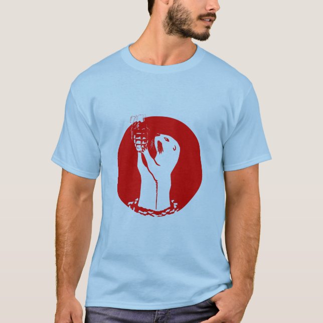 Havsuttern räcker granaten tee shirt (Framsida)