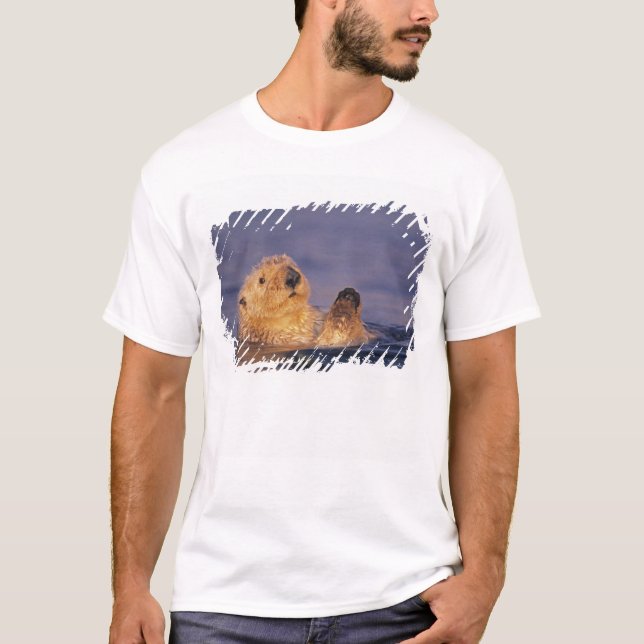 Havsuttrar, Enhydra lutris 2 T-shirt (Framsida)