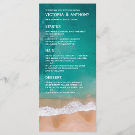 Havsvåg, Beach Wedding Menu Meny