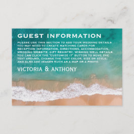 Havsvåg, fyr- och bröllopsdetaljer tilläggskort