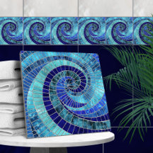 Havsvågens mosaikkonst i Spiral