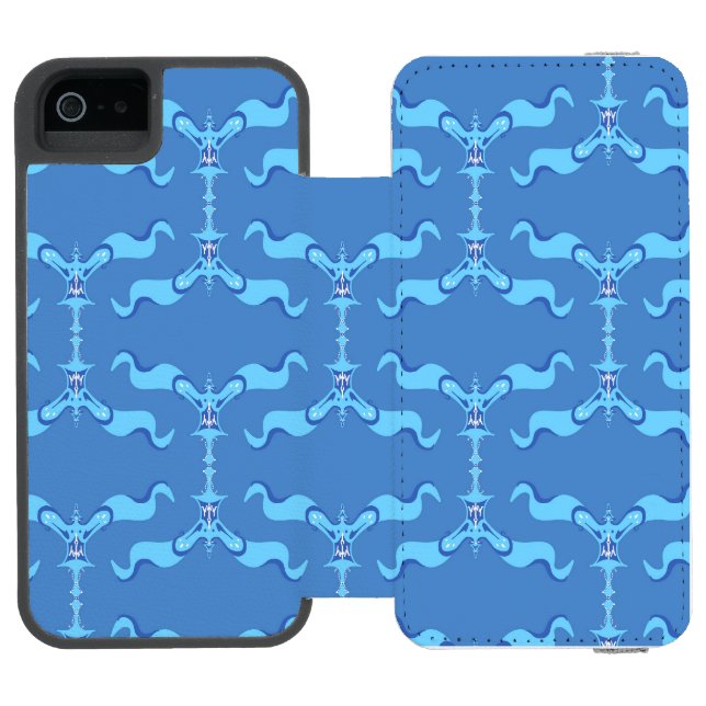 Havsvågor & band incipio iPhone wallet skal (Folio Öppen)