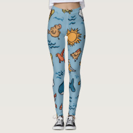 Havsvågor Leggings Present