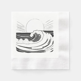 Havsvågor Pappersservett
