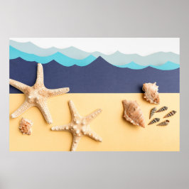 Havsvågskonst Poster