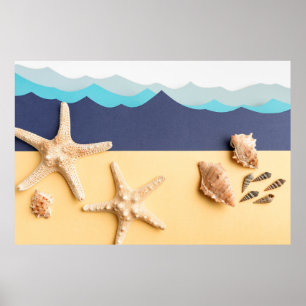 Havsvågskonst Poster