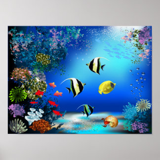 Havsvärlden Poster