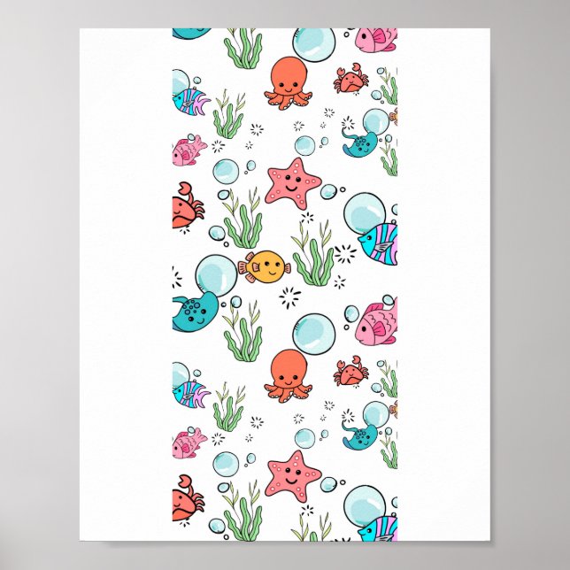 Havsväsen gåva, havsväsen  poster (Framsidan)