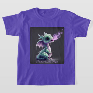 Havsvatten-Mer drakmer som blåser rökbarn T Shirt
