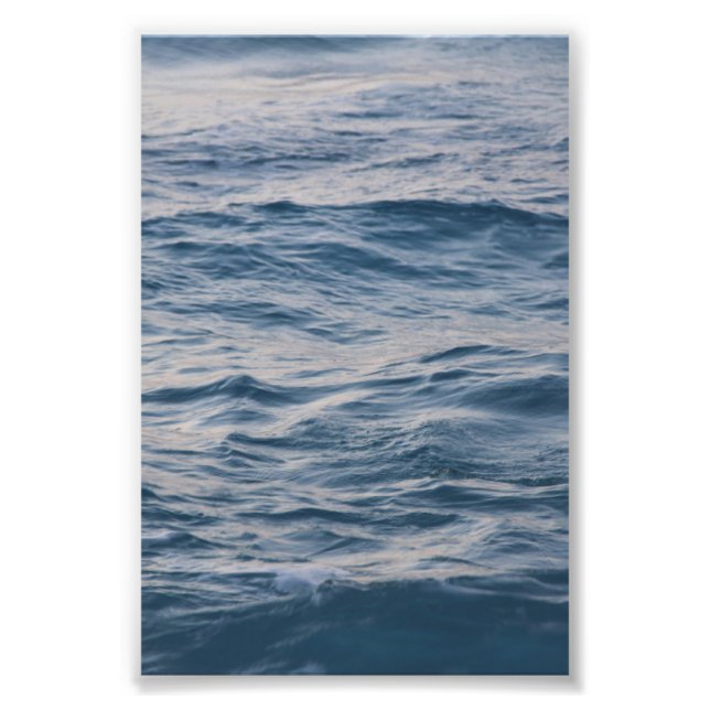 Havsvatten närbild fototryck (Framsidan)