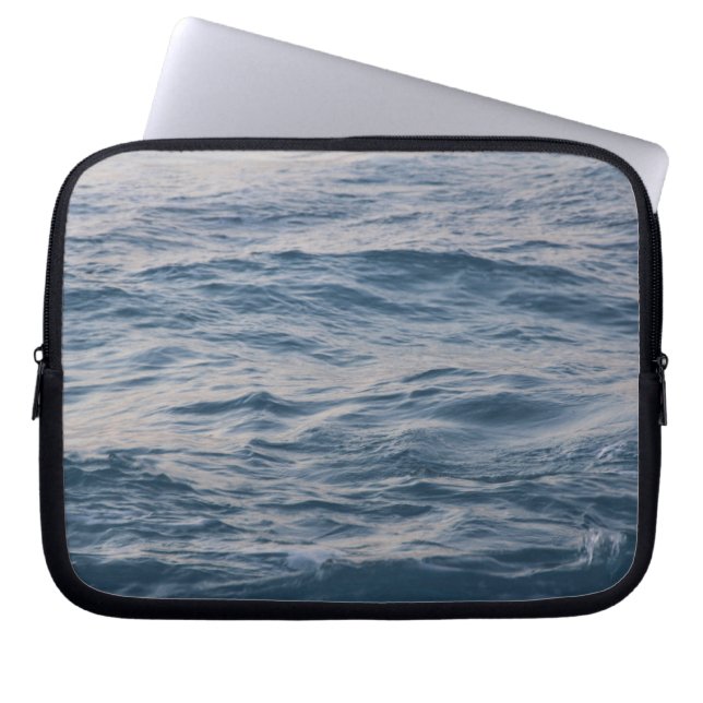 Havsvatten närbild  laptop fodral (Framsidan)