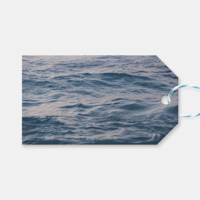 Havsvatten närbild presentetikett (Framsidan (Horisontell))