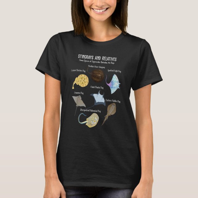 Havsväxtarter Singray Whisperer T Shirt (Framsida)