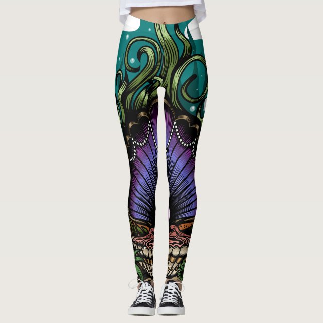 Havsväxter Leggings (Framsida)