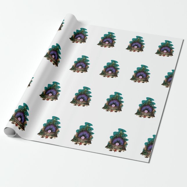 Havsväxter Presentpapper (Utrullad)