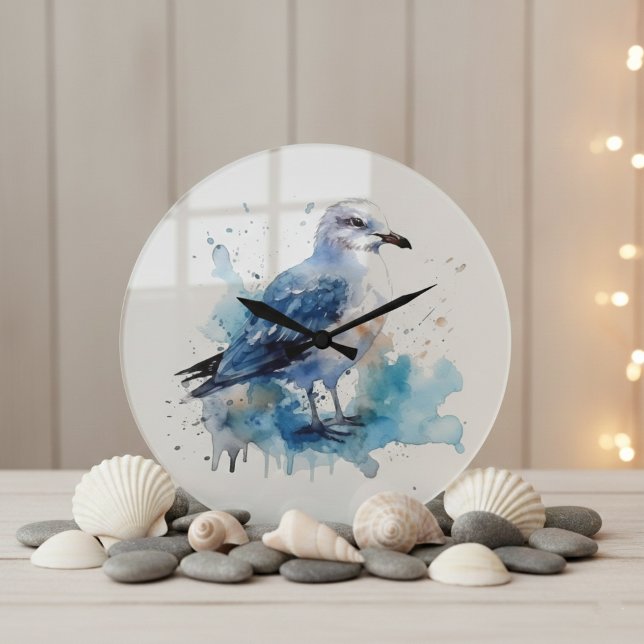 Havsvind: Akvarell Måse Stor Klocka (Skapare uppladdad)