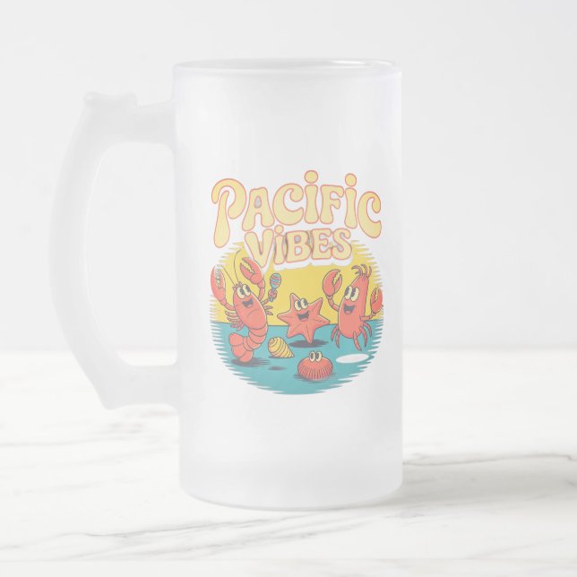 Havsvind Frostad Glas Mugg (Vänster)