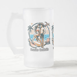 Havsvind Strands cocktails Frostat Ölglas