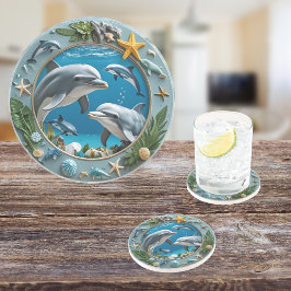 Havsvirvel Rund Sandsten Underlägg