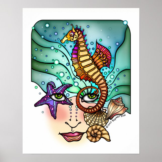 HAVSVISIONER HAVSKONST 16x20 POSTER (Framsidan)