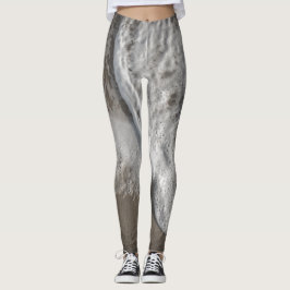Havsvit tvätta leggings