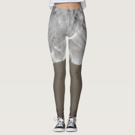 Havsvit tvätta leggings