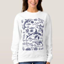 Havsvunder – gammaldags havsliv t shirt