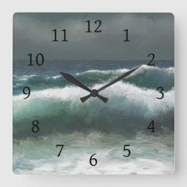 havsvy 276 fyrkantig klocka