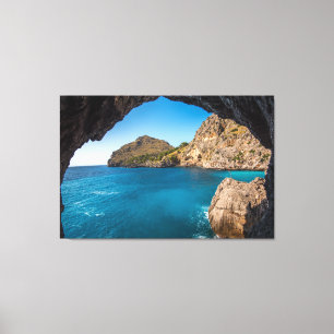 Havsvy Beach Scene Art Wall Canvas