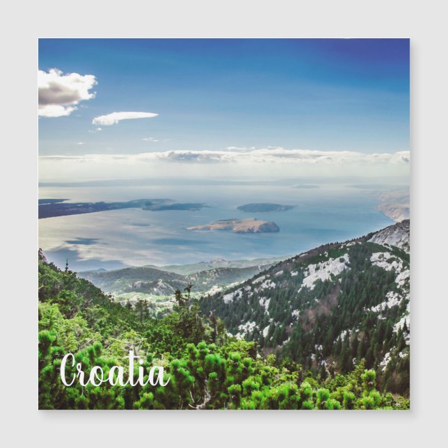 Havsvy från berg (Framsida)