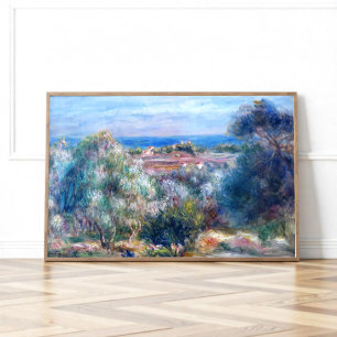 Havsvy i augusti Renoir Poster
