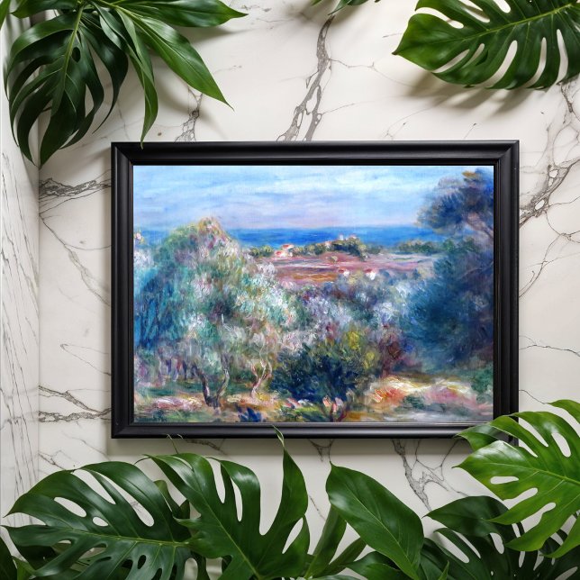 Havsvy i augusti Renoir Poster (Skapare uppladdad)