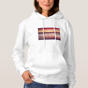 Havsvy och pir vid solnedgång, CA Tee Shirt